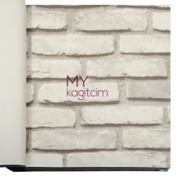 Duka İnception 16,5 m² - 3d Taş Desen Bej Duvar Kağıdı İnception Brick 71148-4