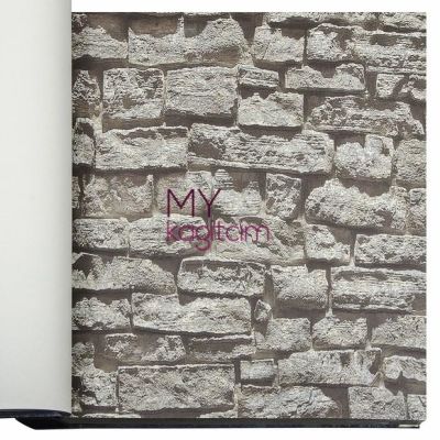 3d Taş Desen Bej Duvar Kağıdı İnception Rocky 71136-3