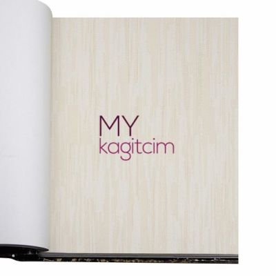 Ağaç Doku Krem Vinil Duvar Kağıdı Ainos 6525-2
