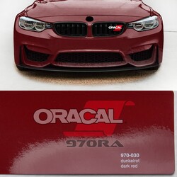 Araç Kaplama Folyosu Oracal 970 Glossy (Parlak) 030 Dark Red - 2