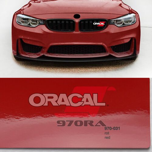 Araç Kaplama Folyosu Oracal 970 Glossy (Parlak) 031 Red