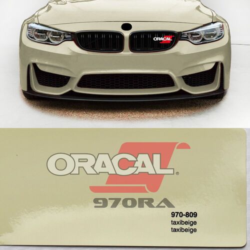Araç Kaplama Folyosu Oracal 970 Glossy (Parlak) 809 Taxibeige