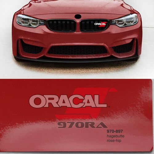 Araç Kaplama Folyosu Oracal 970 Glossy (Parlak) 897 Rose-hip