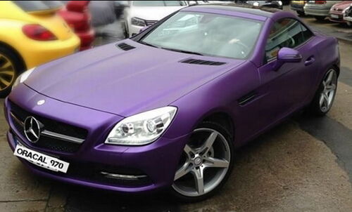 Araç Kaplama Folyosu Oracal 970 Matt 406 Violet Metallic