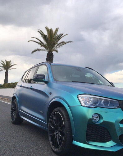 Araç Kaplama Folyosu Oracal 970 Matt 988 Green Blue