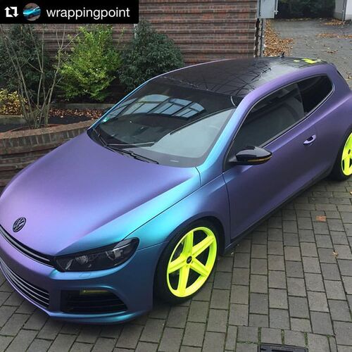 Araç Kaplama Folyosu Oracal 970 Matt 989 Turquoise Lavender