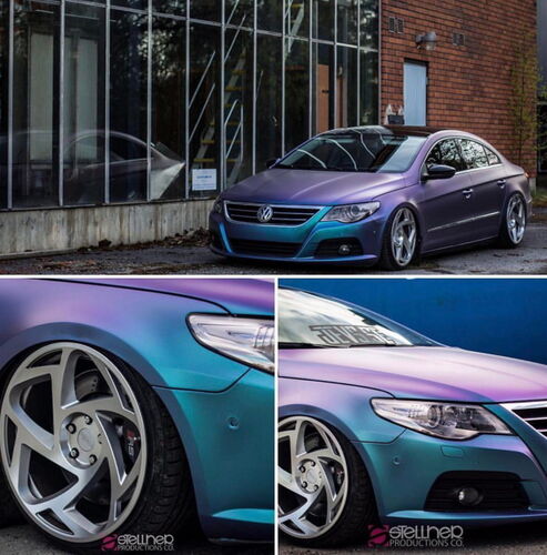 Araç Kaplama Folyosu Oracal 970 Matt 989 Turquoise Lavender