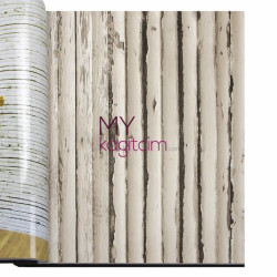 Decowall Bossini 10 m² - Bej Bambu Vinil Duvar Kağıdı Bossini 2203-03