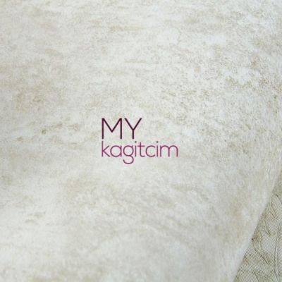 Beton Açık Bej Vinil Duvar Kağıdı Grace Welour F 91148-2