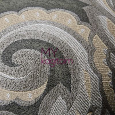 Büyük Damask Yeşil Duvar Kağıdı Gordion 2622-2