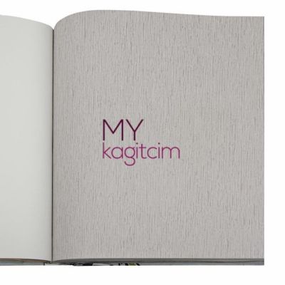 Çizgi Dokulu Koyu Gri Vinil Duvar Kağıdı Ainos 6522-10
