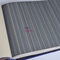 Adawall Alfa 16,5 m² - Çizgili Füme Kahve Vinil Duvar Kağıdı Alfa 3705-5