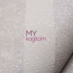 Çizgili Gri Vinil Duvar Kağıdı Legend Maxi 81128-3 - Thumbnail
