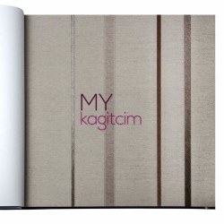 Adawall Gordion 16,5 m² - Çizgili Kahve Duvar Kağıdı Gordion 2613-3