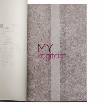Çizgili Koyu Gri Vinil Duvar Kağıdı Legend Maxi 81128-4