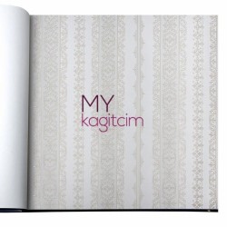 Adawall Gordion 16,5 m² - Çizgili Motifli Pembe Duvar Kağıdı Gordion 2619-4