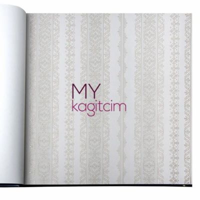 Çizgili Motifli Pembe Duvar Kağıdı Gordion 2619-4