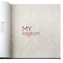 Adawall Gordion 16,5 m² - Damask Açık Krem Duvar Kağıdı Gordion 2615-2