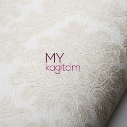 Damask Açık Krem Duvar Kağıdı Gordion 2615-2 - Thumbnail