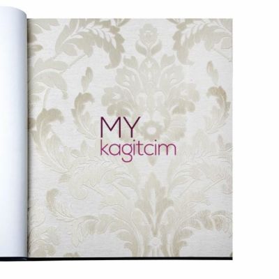 Damask Bej Duvar Kağıdı Gordion 2614-2
