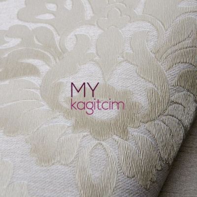 Damask Bej Duvar Kağıdı Gordion 2614-2