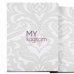 Duka Grace 16,5 m² - Damask Bej Vinil Duvar Kağıdı Grace Lace 91155-1