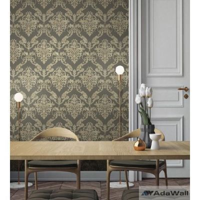 Damask Füme Bej Duvar Kağıdı Gordion 2606-4