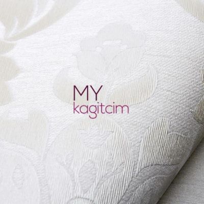 Damask Gri Duvar Kağıdı Gordion 2614-1