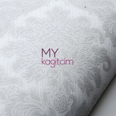 Damask Gri Duvar Kağıdı Gordion 2615-4
