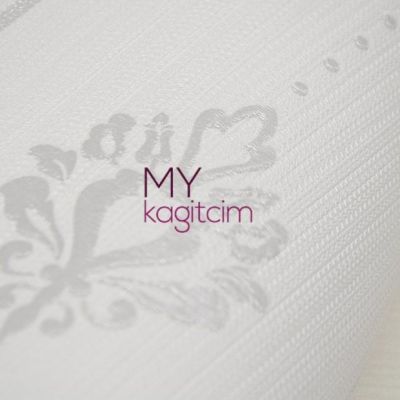 Damask Gri Vinil Duvar Kağıdı Ainos 6552-4