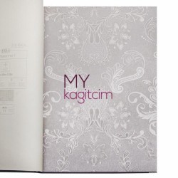 Duka Legend 16,5 m² - Damask Gri Vinil Duvar Kağıdı Legend Parissienne 81153-3