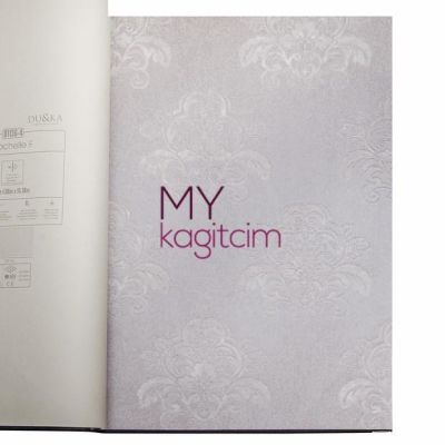 Damask Gri Vinil Duvar Kağıdı Legend Rochelle 81143-3
