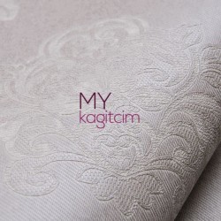 Damask Gri Vinil Duvar Kağıdı Legend Rochelle 81143-3 - Thumbnail