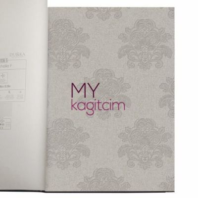Damask Gri Yeşil Vinil Duvar Kağıdı Legend Rochelle 81143-4