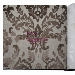 Adawall Gordion 16,5 m² - Damask Kahve Duvar Kağıdı Gordion 2614-3