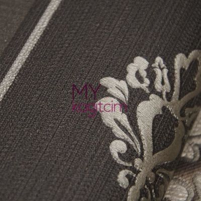 Damask Kahve Vinil Duvar Kağıdı Ainos 6552-3