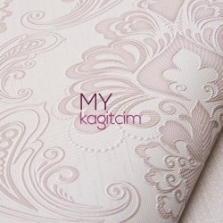 Damask Kahve Vinil Duvar Kağıdı Legend Paisley 81152-4 - Thumbnail