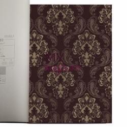 Duka Legend 16,5 m² - Damask Koyu Kahve Vinil Duvar Kağıdı Legend Paisley 81152-5