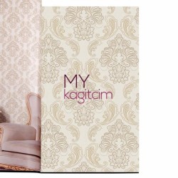Duka Legend 16,5 m² - Damask Krem Vinil Duvar Kağıdı Legend Paisley 81152-1