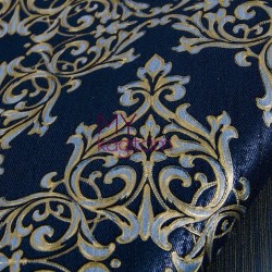 Damask Lacivert Vinil Duvar Kağıdı Grace Harmony 91149-5 - Thumbnail
