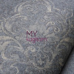 Damask Mavi Vinil Duvar Kağıdı Legend Rochelle 81143-5 - Thumbnail