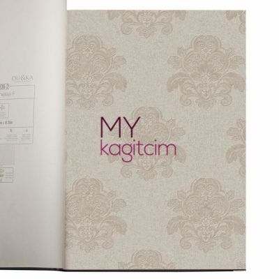 Damask Yeşil Bej Vinil Duvar Kağıdı Legend Rochelle 81143-1