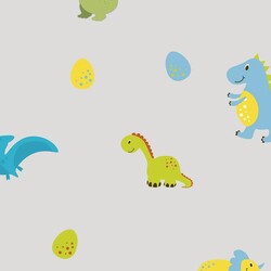 Mykagitcim Kids 5 m2 - Duvar Kağıdı Dino 01-06
