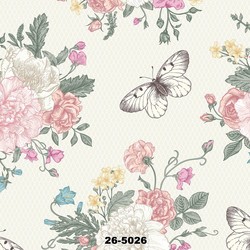 Grown Floral 16,64 m² - Duvar Kağıdı Floral Collection 5026