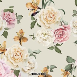 Grown Floral 16,64 m² - Duvar Kağıdı Floral Collection 5106