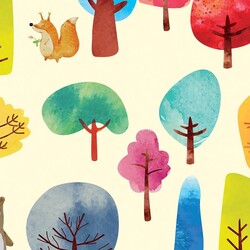 Mykagitcim Kids 5 m2 - Duvar Kağıdı Orman Hayvanları-04