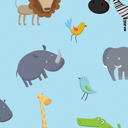 Mykagitcim Kids 5 m2 - Duvar Kağıdı Orman Hayvanları-07