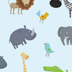 Mykagitcim Kids 5 m2 - Duvar Kağıdı Orman Hayvanları-08