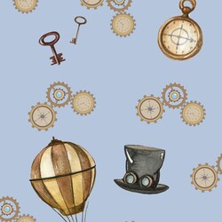 Mykagitcim Kids 5 m2 - Duvar Kağıdı Steampunk-05