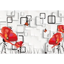duvar posteri 3d tasarim G-6381 - 3D Tasarım